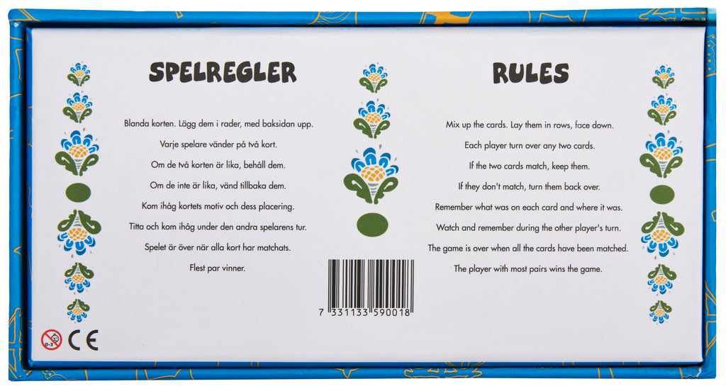 Memory-Spiel Schweden