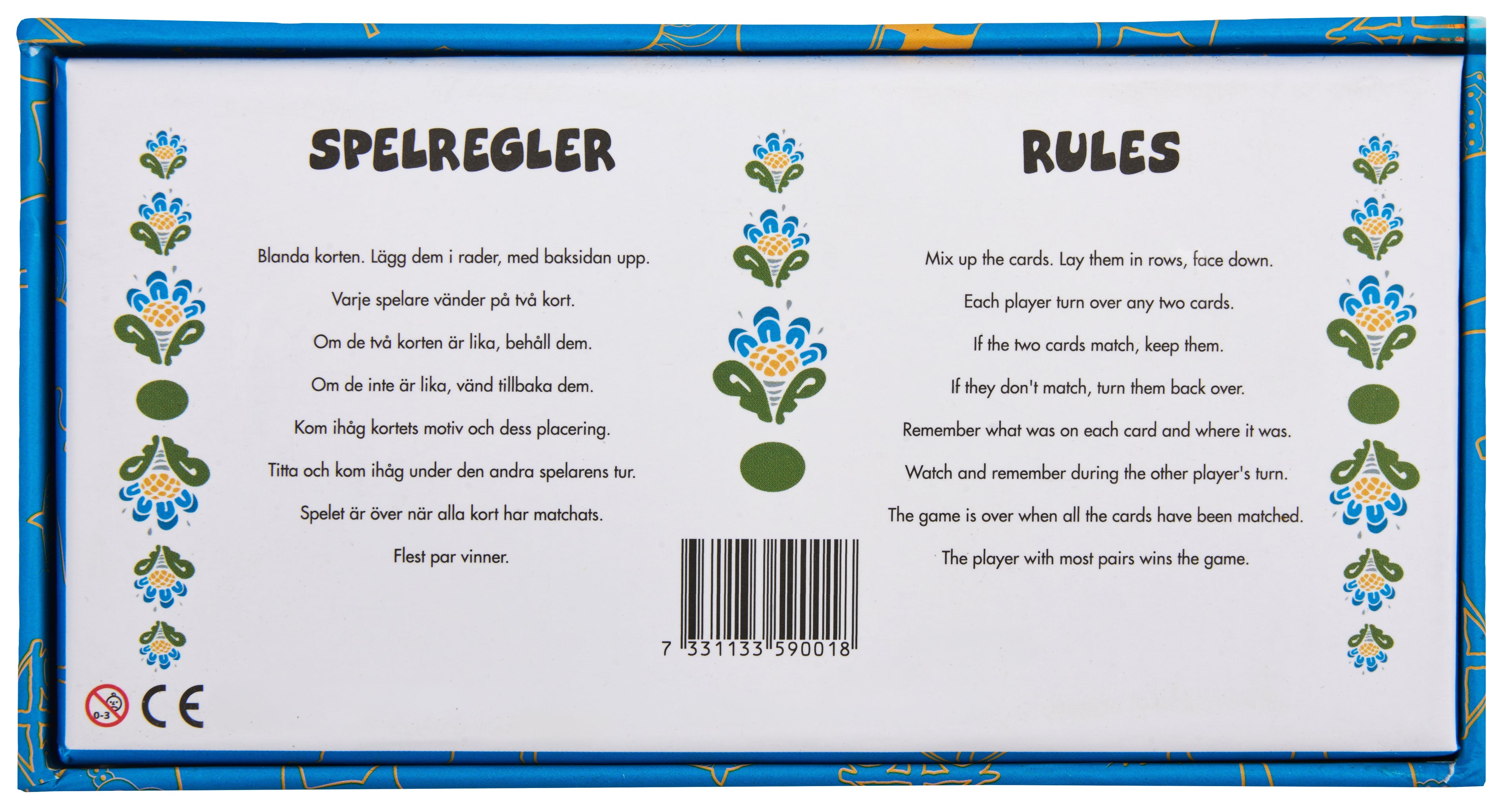 Memory-Spiel Schweden
