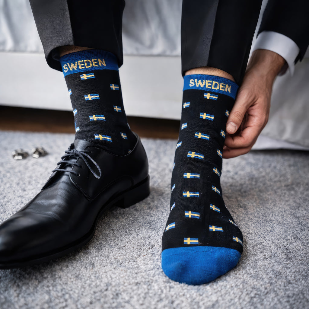 Socken Schweden Flagge