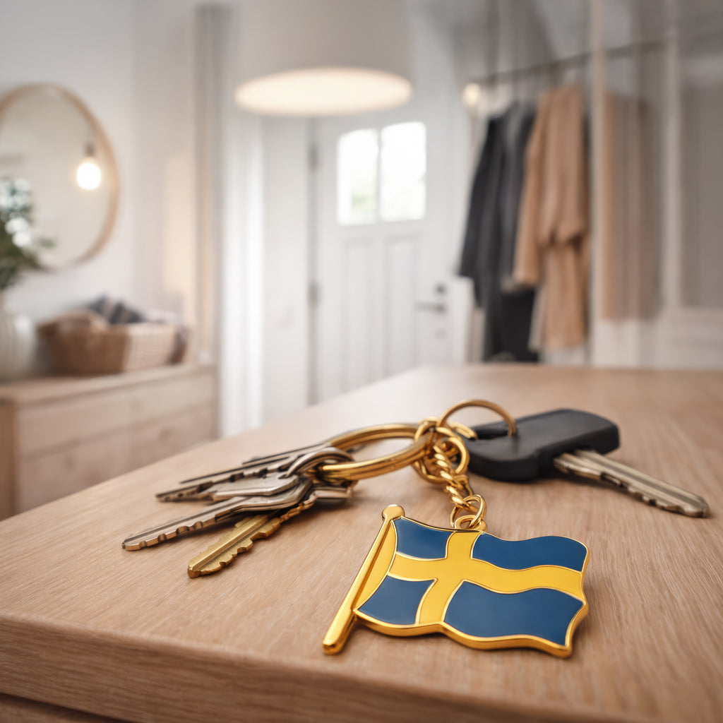 Schlüsselanhänger Schweden Flagge